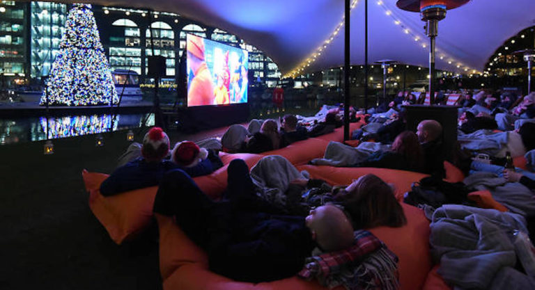 Ciné en plein air pour Noël