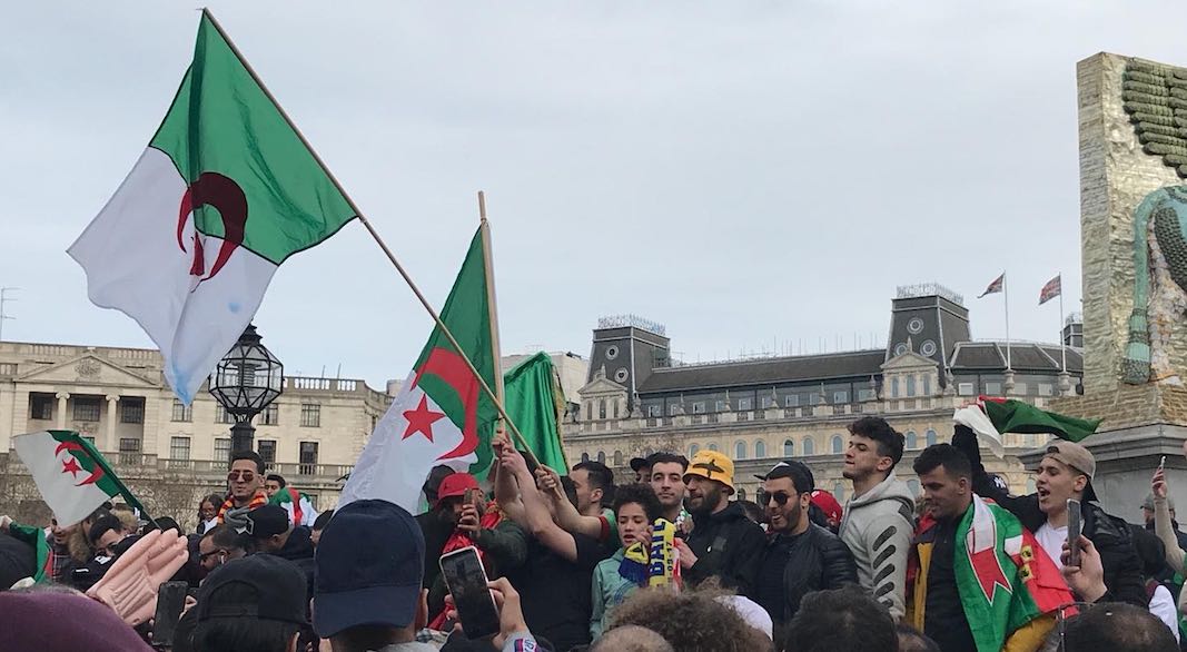 Manifestations algeriens Londres