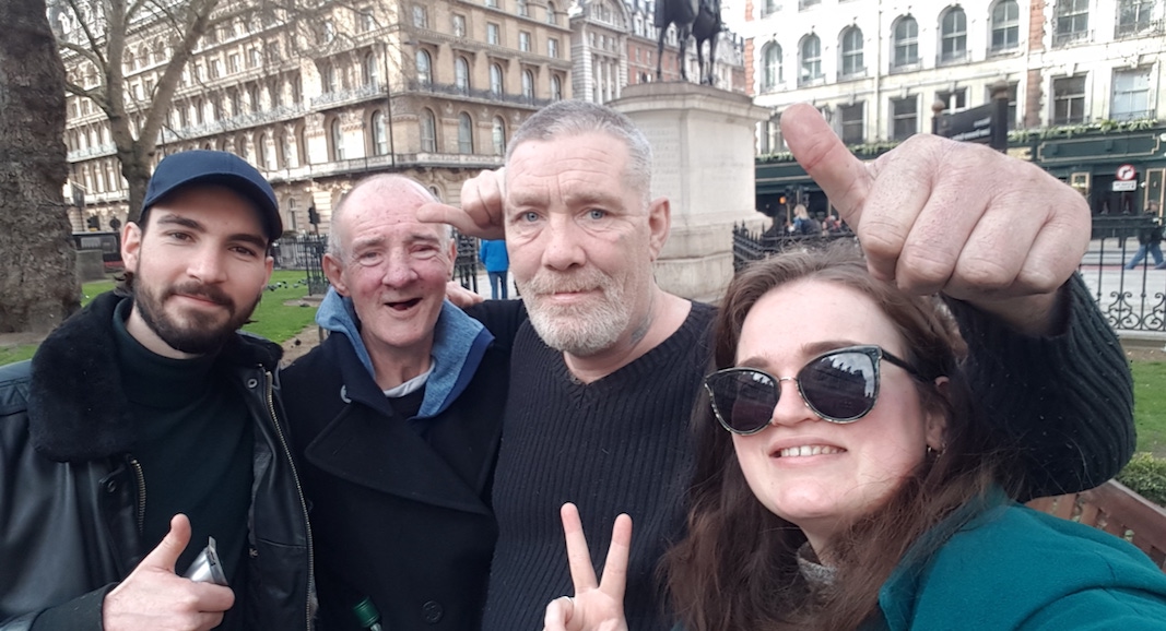 Pierre Lorcy et Estelle Barthes lance Barberground a Londres pour valoriser les sans-abris