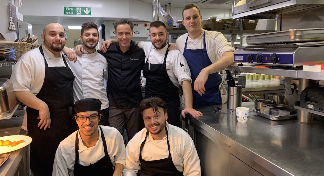 Dans les cuisines du Club Gascon à Londres avec Pascal Aussignac et son équipe