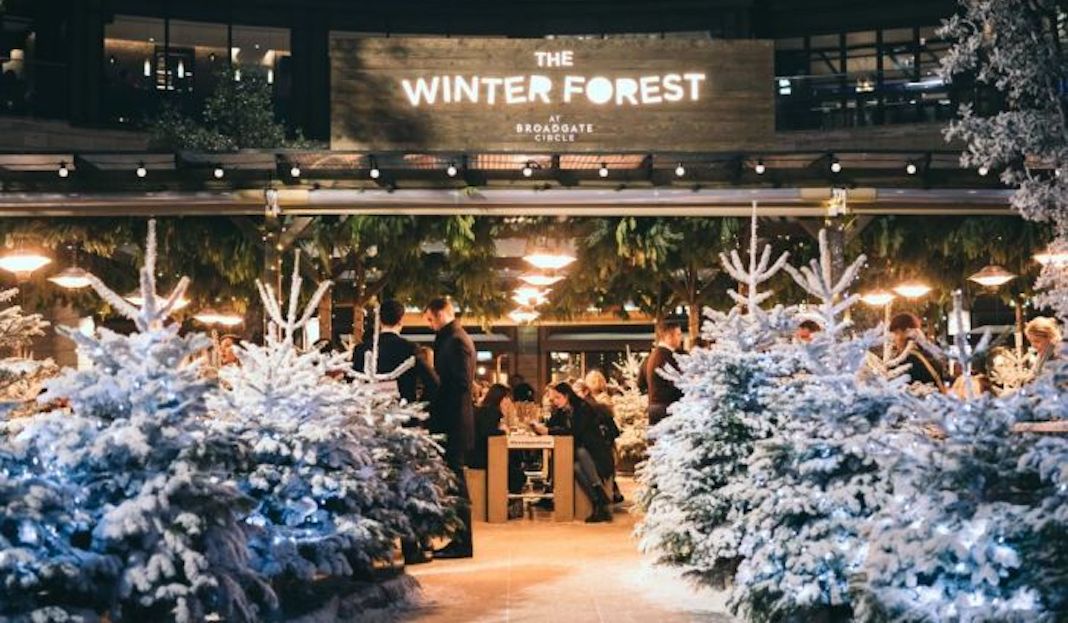 the winter forest broadgate londres