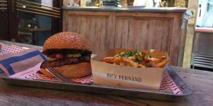 Le "raclette burger" de Big Fernand