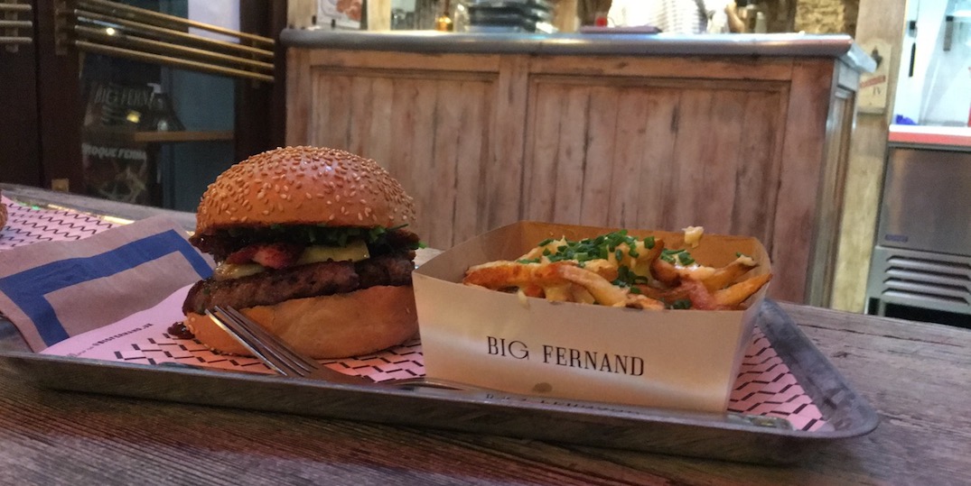 Le "raclette burger" de Big Fernand