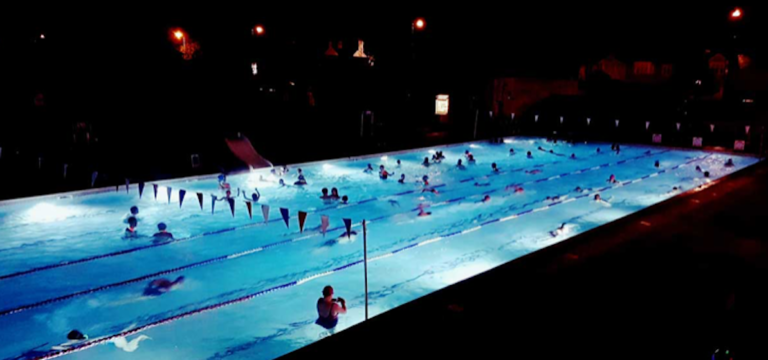 piscine extérieure londres