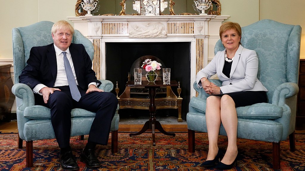 Boris Johnson et Nicola Sturgeon