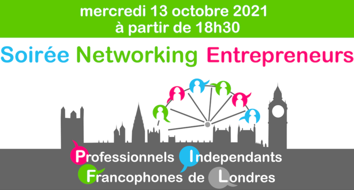 soiree Professionnels Indépendants Francophones de Londres