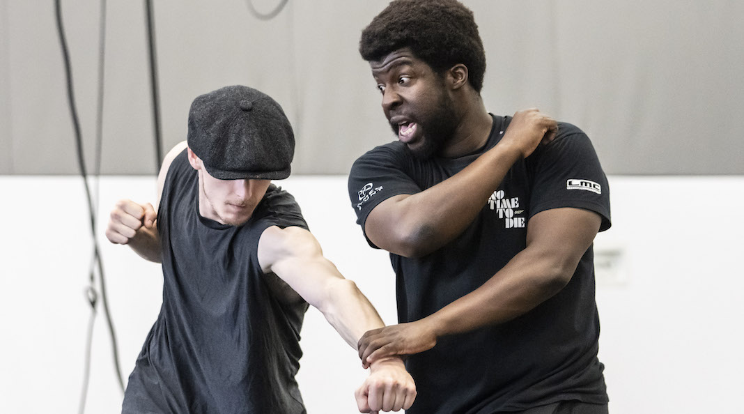 Conor-Kerrigan-with-fight-director-Adrian-Palmer-in-rehearsals