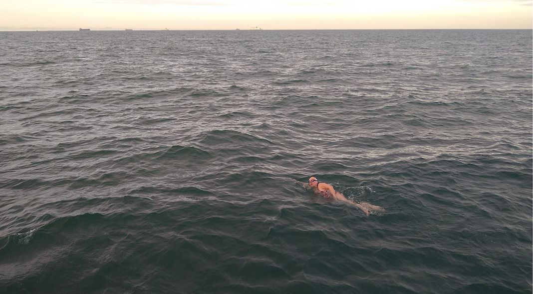 Laure Latham traversée de la Manche