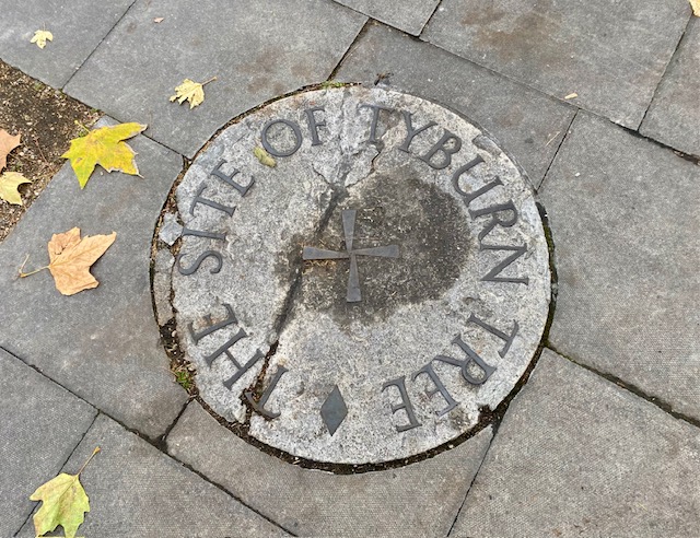 The site of Tyburn Tree à Londres