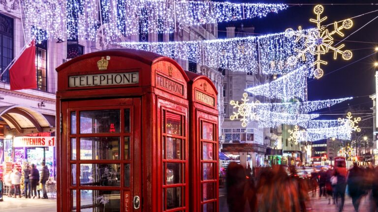 Les dates de lancement des illuminations de Noël à Londres