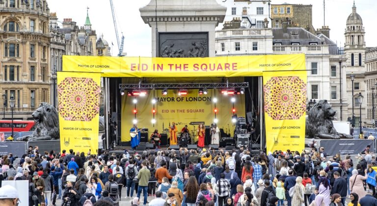 Une grande fête sur Trafalgar Square pour célébrer l’Aïd