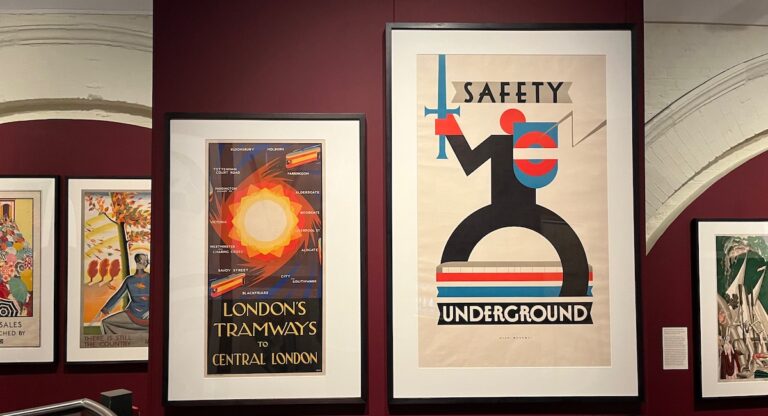 Au London Transport Museum, c’est métro, art déco, photo