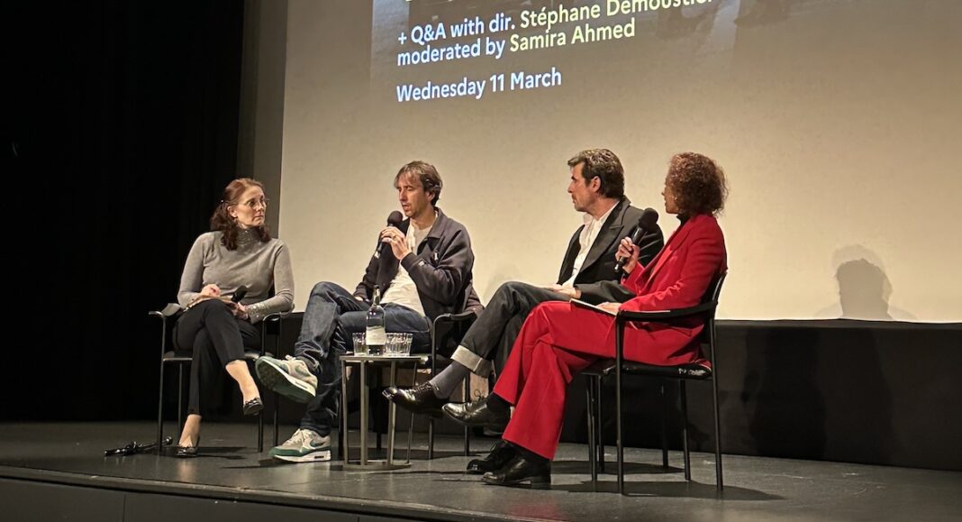 Le réalisateur (au centre gauche) était accompagné de son acteur principal : Claes Bang (au centre droit).