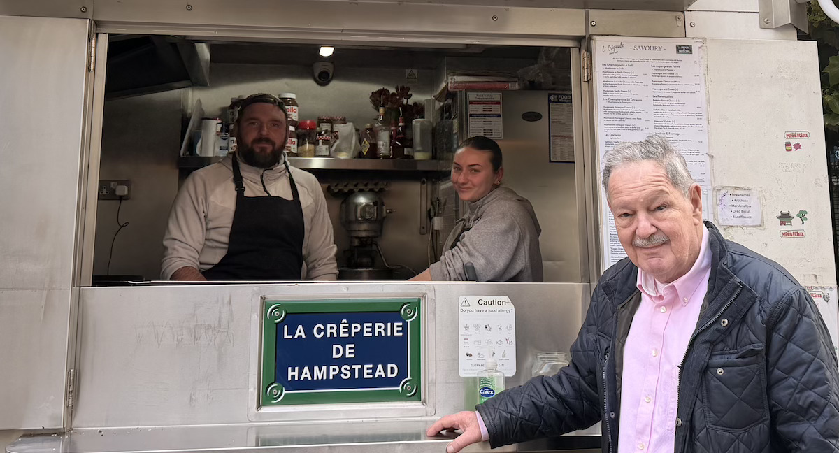 Edward De Mesquita, l’homme derrière la crêperie culte de Hampstead 